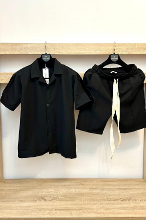 Pantaloni / Trening barbati - COMPLEU BARBATI NEGRU