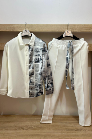 Pantaloni / Trening barbati - COMPLEU BARBATI NEWS ALB