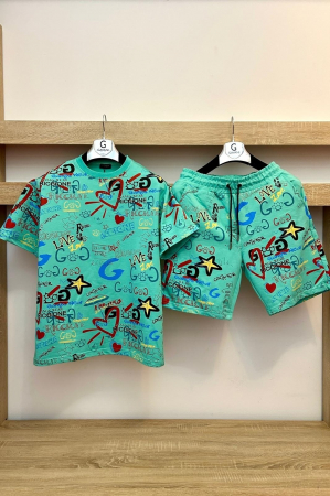 Pantaloni / Trening barbati - Compleu barbati TNG blue