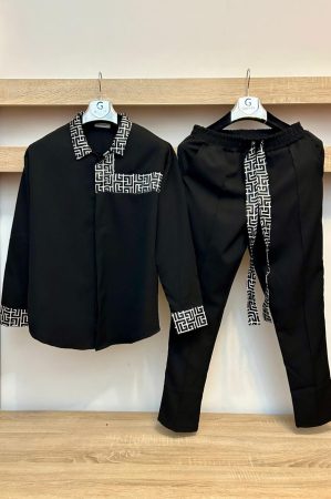 Pantaloni / Trening barbati - COMPLEU BARBATI VRS NEGRU