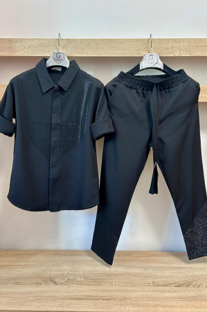 Pantaloni / Trening barbati - COMPLEU BLACK SPARKLE