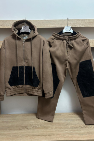 Pantaloni / Trening barbati - COMPLEU BROWN INDUSTRIAL