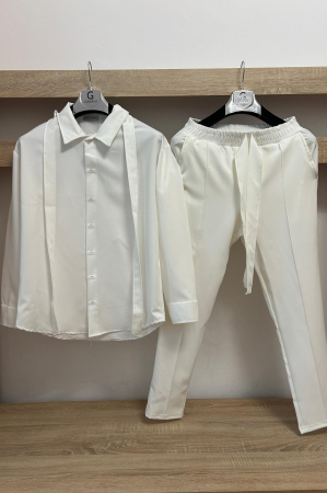 Pantaloni / Trening barbati - COMPLEU CU BANDA ALB