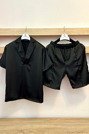 Pantaloni / Trening barbati - COMPLEU ELEGANT NEGRU