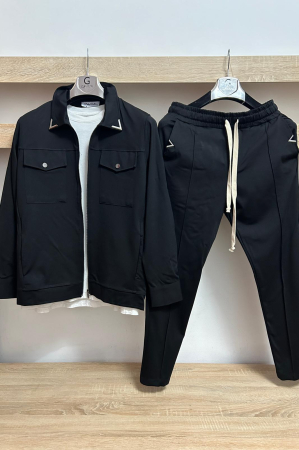 Pantaloni / Trening barbati - COMPLEU GAV NEGRU VV