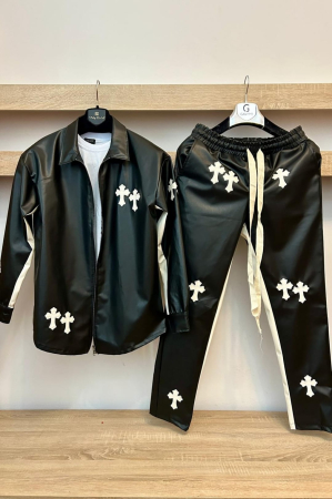 Pantaloni / Trening barbati - COMPLEU LOUIS PARK PIELE