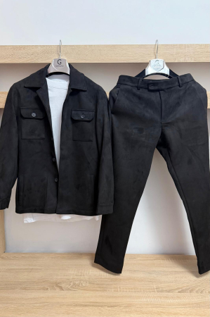 Pantaloni / Trening barbati - COMPLEU LP BLACK SUEDE