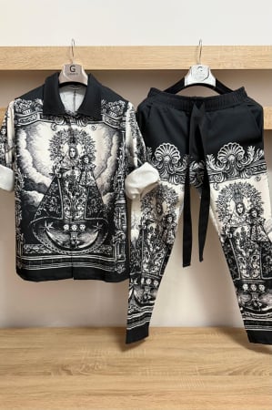 Pantaloni / Trening barbati - COMPLEU PG CASUAL BLACK