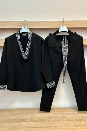 Pantaloni / Trening barbati - COMPLEU LP ELEGANT NEGRU