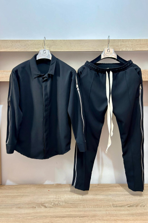 Pantaloni / Trening barbati - COMPLEU LP FERMOARE NEGRU