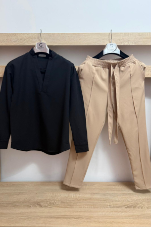 Pantaloni / Trening barbati - COMPLEU MIR NEGRU BEJ