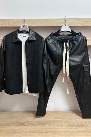 Pantaloni / Trening barbati - COMPLEU PG LEATHER CARGO
