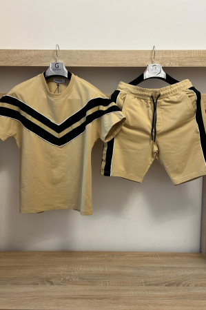 Pantaloni / Trening barbati - COMPLEU SCURT GOLD CREM