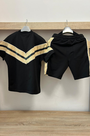 COMPLEU SCURT GOLD NEGRU [3]