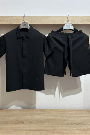 Compleuri scurte - COMPLEU SCURT LUXURY NEGRU