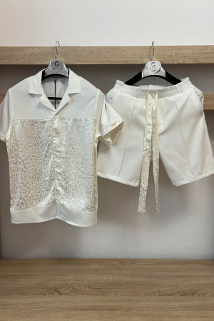 Compleuri scurte - COMPLEU SCURT PG SATIN ALB