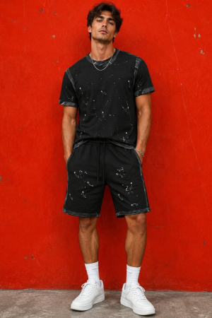 Pantaloni / Trening barbati - COMPLEU SPLASH GRUNGE