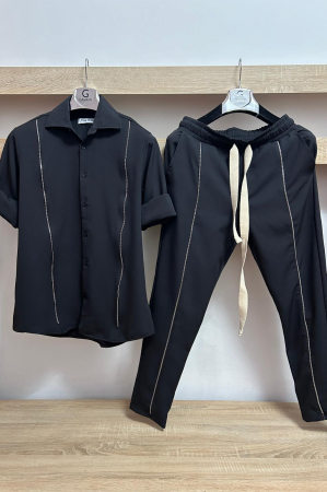 Pantaloni / Trening barbati - COMPLEU SUMMER NEGRU