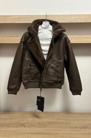 Geci / Veste barbati - GEACĂ AVIATOR BROWN