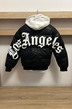 Geci / Veste barbati - GEACA PUFFER NEGRU ANGELES