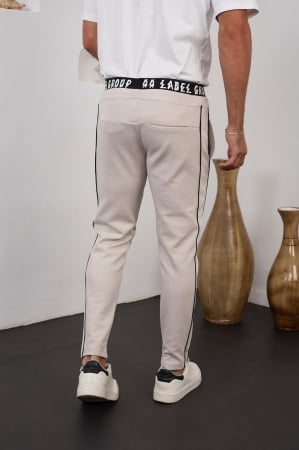 Pantaloni / Trening barbati - PANTALONI SPORT 44 BEJ