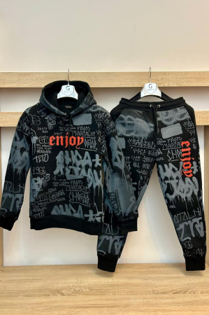 Pantaloni / Trening barbati - TRENING BARBAT ENJOY NEGRU