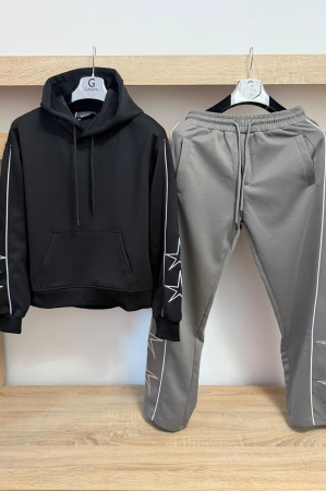 Pantaloni / Trening barbati - TRENING BLACK GREY STARS