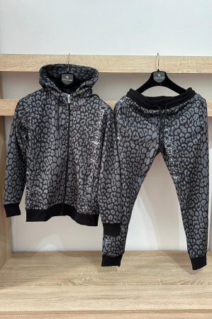 Pantaloni / Trening barbati - Trening leopard gri