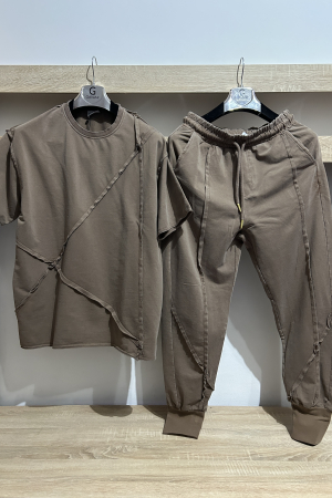 Pantaloni / Trening barbati - TRENING URBAN RAW FIT MARO