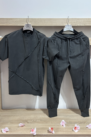 Pantaloni / Trening barbati - TRENING URBAN RAW NEGRU