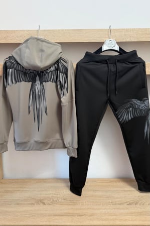 Pantaloni / Trening barbati - TRENING WING GRI BLACK