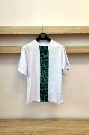 Tricou / Pantaloni - TRICOU ALB GREEN LINE