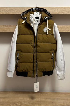 Geci / Veste barbati - VESTA HOODED CAMEL