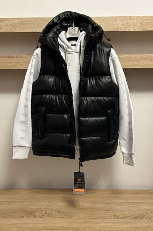 Geci / Veste barbati - VESTA PUFFER SHINY BLACK