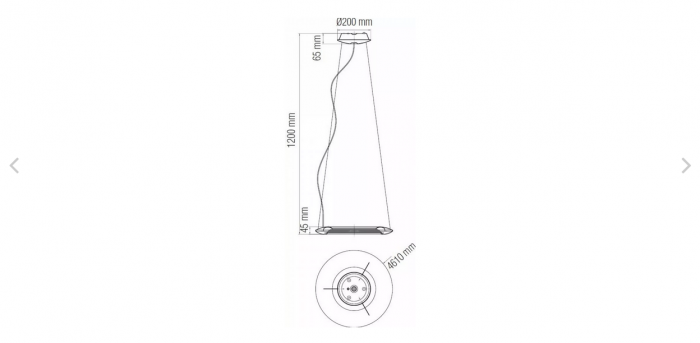 Pendul LED Concept Chrome 35W [2]