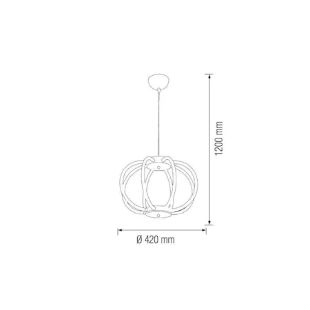 Lustra LED Electra Chrome 38 W [2]