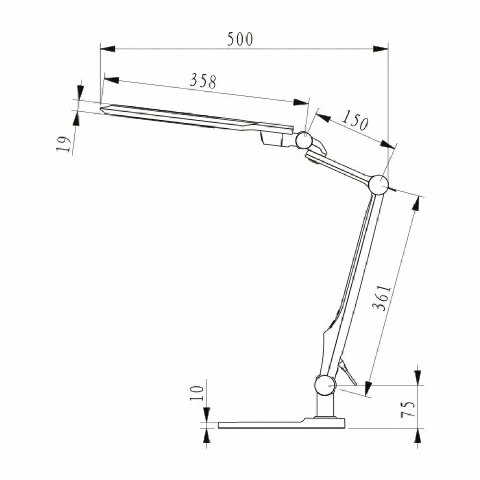 Lampa birou EBRU Alb Dimabil [2]