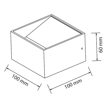 Aplica de perete Truva White, COB Led, lumina naturala 4200K, 8W, 520 lm, 100-240V, Otel [2]