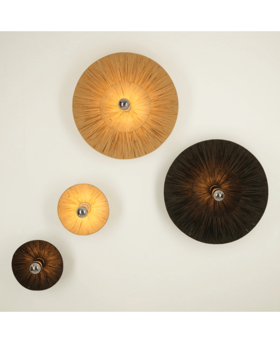 Aplică decorativă Zambelis 25454 din ratan natural E27 [2]