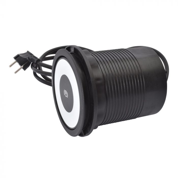 Incara Tower 120 cu Incarcator Wireless, 4x Priza 2P+T, 2x USB A+C, cablu 2m + stecar 2P+T [2]