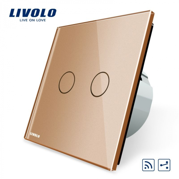 Întrerupător dublu cap scară/ cruce, wireless VL-C702SR-13 [3]