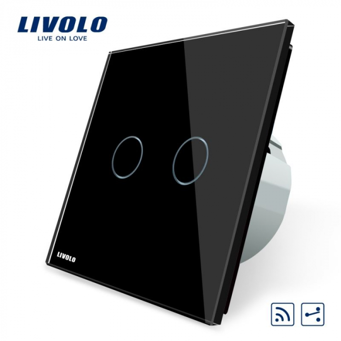 Întrerupător dublu cap scară/ cruce, wireless VL-C702SR-13 [4]
