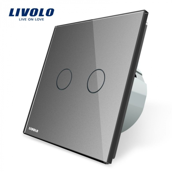 Intrerupator dublu reset, buton revenire VL-C702H-11 [5]
