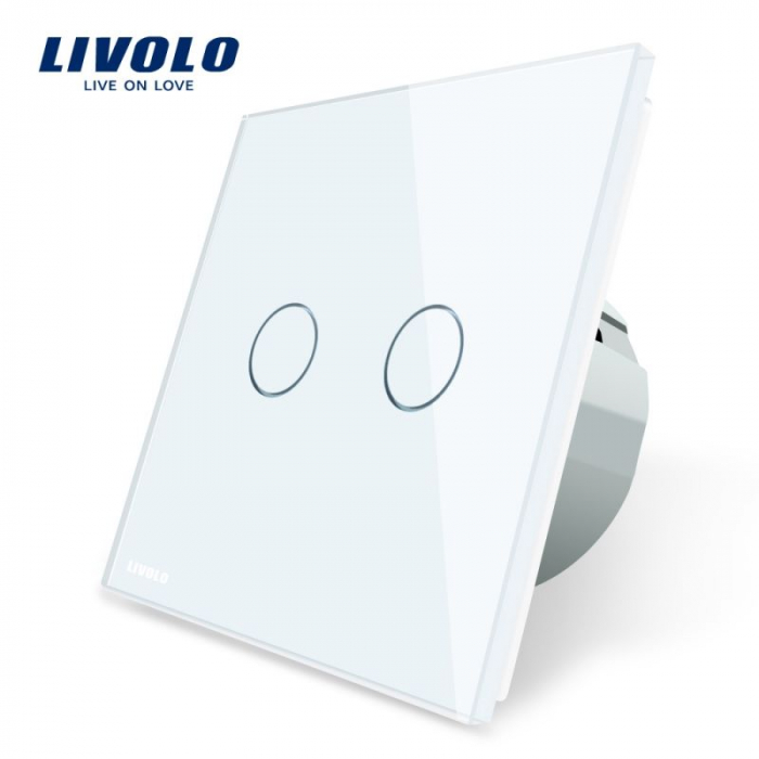 Intrerupator dublu reset, buton revenire VL-C702H-11 [2]