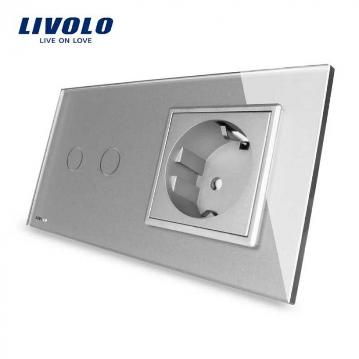 Întrerupător simplu + priză simplă VL-C701+C1EU-13 [4]