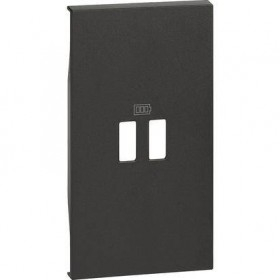 Tasta / Capac pentru priza USB K4285C2 Bticino Living NOW Alb KW12C / Negru KG12C / Nisip KM12C [3]