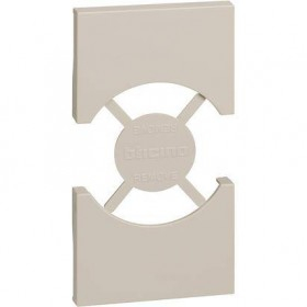 Tasta / Capac pentru priza schuko 2M KM4140A16F Bticino Living NOW Nisip / Negru / Alb [3]