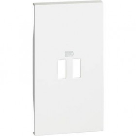 Tasta / Capac pentru priza USB K4285C2 Bticino Living NOW Alb KW12C / Negru KG12C / Nisip KM12C [2]