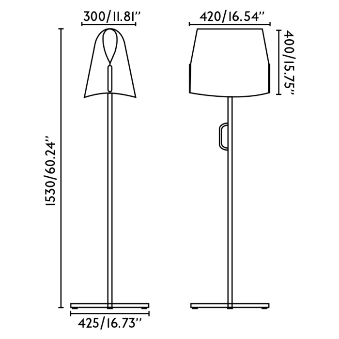 Lampă podea LUANG FARO 23003-59 negru/bej [2]