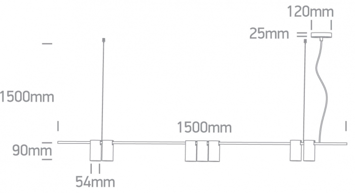 Lustra 7x7W GU10 63146B/B [2]